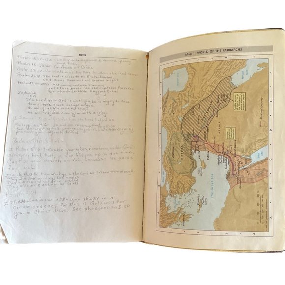 1995 Zondervan NIV Study Bible New International Version Red Letter Leather - Picture 4 of 6